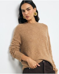 AERE - Jori Wool Blend Oversized Knit Jumper