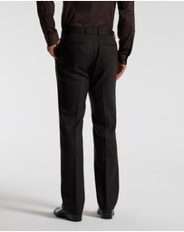 Calibre - Jacquard Wool Suit Pants Chocolate