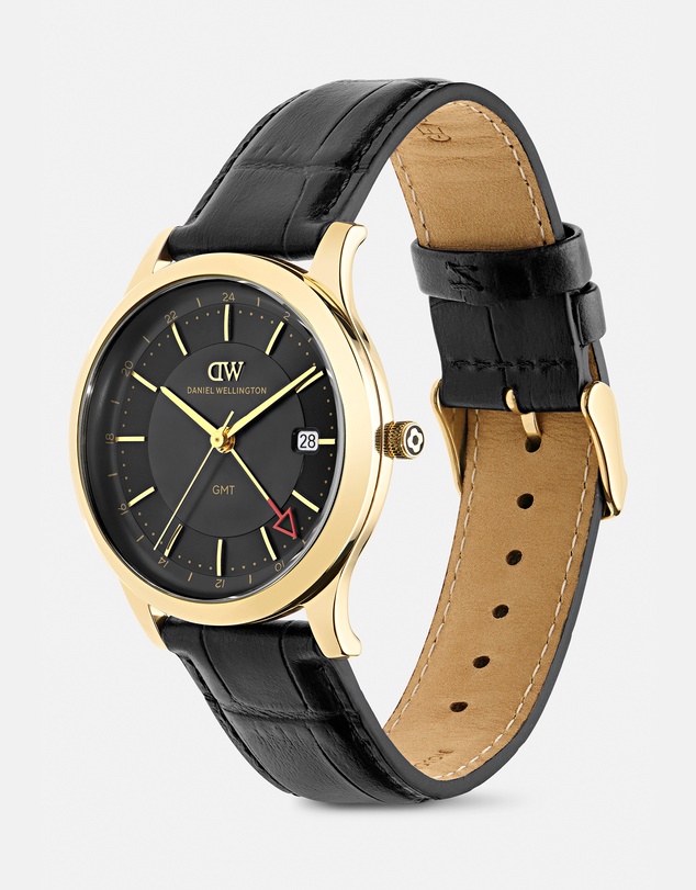 Daniel Wellington - Pathfinder GMT 39mm Black-Croc