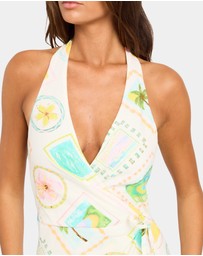 Roxy - Womens Postcards Wrap Dress