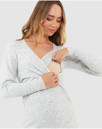 Ripe Maternity - Heidi Nursing Knit Dress