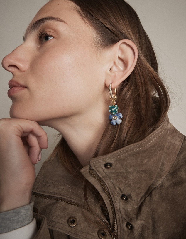 MIMCO - Talisman Charm Hoop Earrings