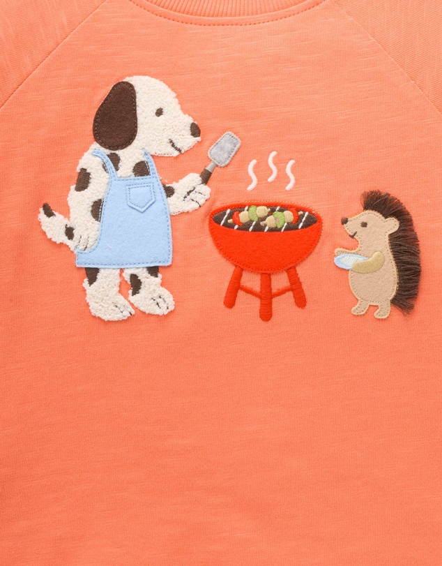 Purebaby - BBQ Relaxed Tee-Kids-Babies