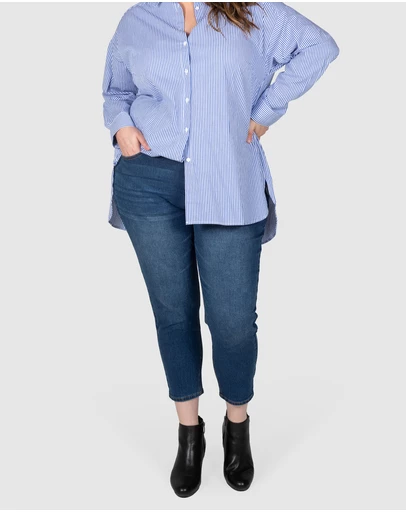 Love Your Wardrobe - Hannah Ankle Grazer Stretch Jeans