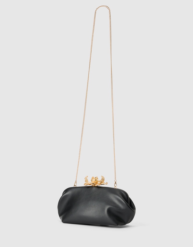 Forever New - Tiffany Orchid Clasp Clutch Bag
