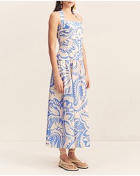Shona Joy - Francis Draped Halter Midi Dress