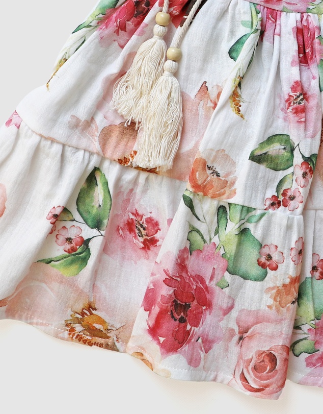 WITH LOVE FOR KIDS - Cotton Muslin Dress - Babies - Kids