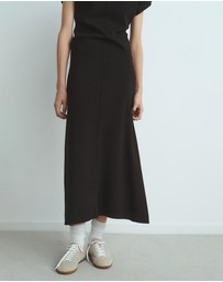 M.N.G - Flared Knitted Skirt