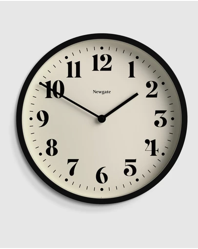 Newgate - Newgate Number Four Wall Clock Matte Black