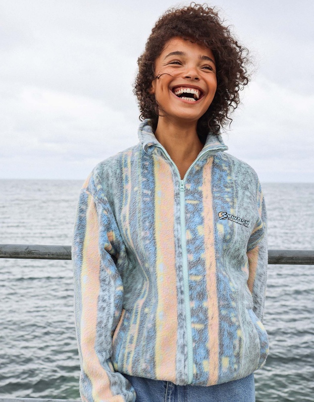 Skwosh - Swayze Stripe Polar Fleece Jacket