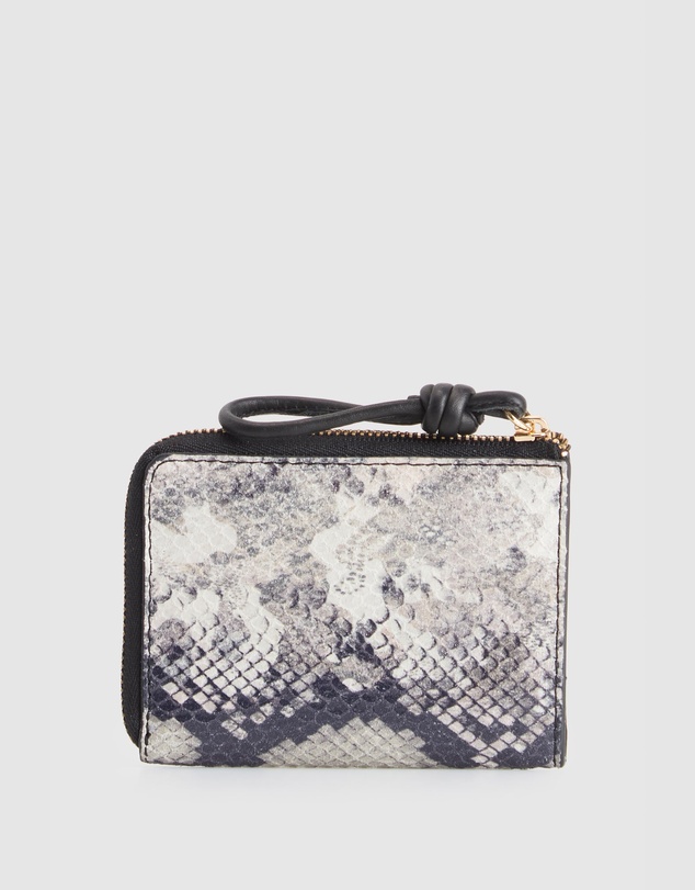 Evity - Iris Snake Print Leather Wallet