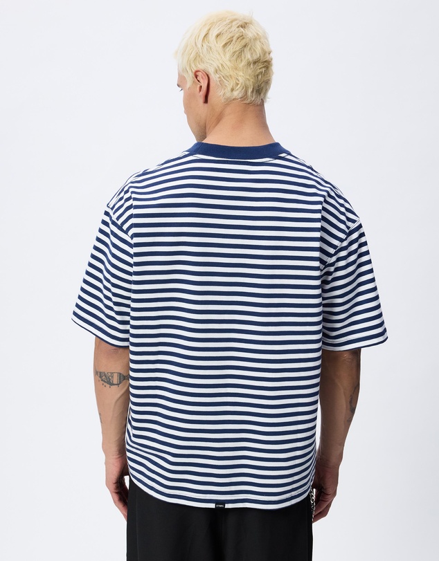 Thrills - Primitive Stripe Oversize Box Crop Tee