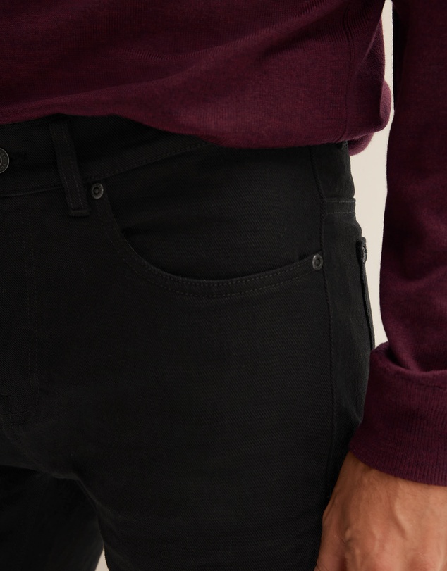 Trenery - Slim Black Wash Jean in Black