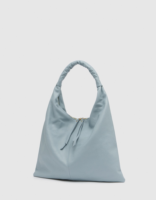 Florence - Elizabeth Sky Blue Hobo Leather Bag