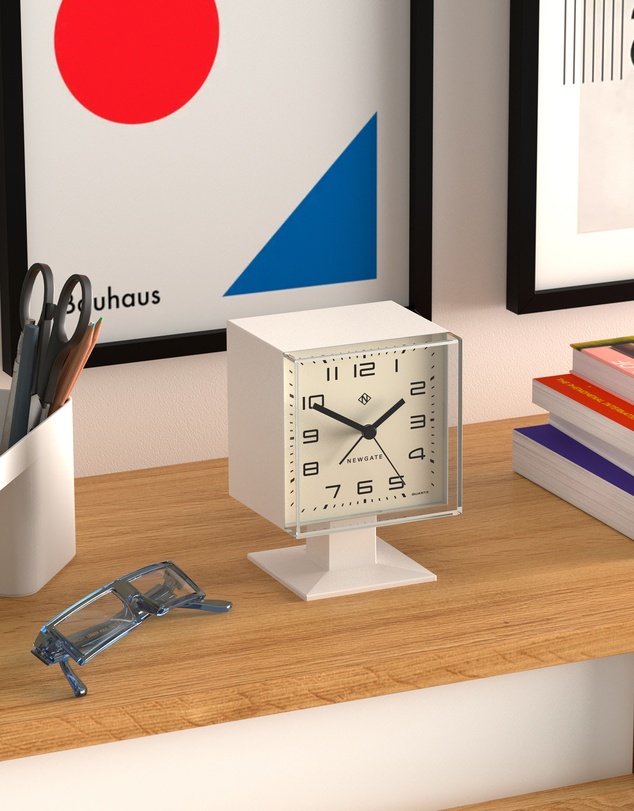 Newgate - Newgate Victor Alarm Clock Pebble White