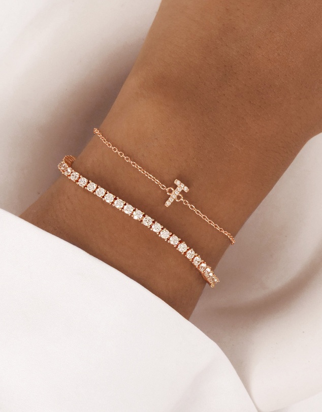 The Silver Collective - The Mini Tennis Bracelet