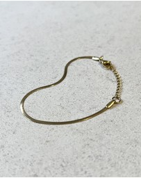 SAINT VALENTINE - Sphinx 2mm Snake Chain Bracelet - Gold