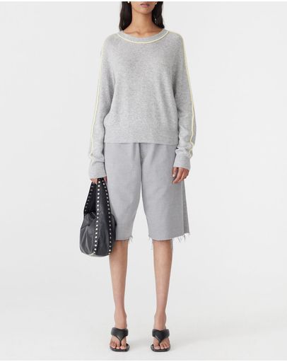 Grey Marl & Lemon