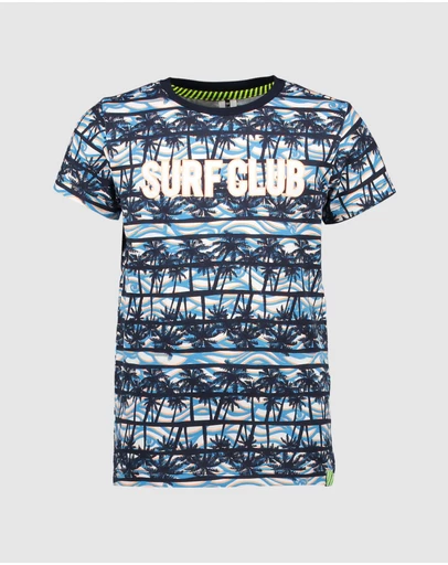 B.Nosy - Organic Palm Print T-Shirt - Kids-Teens