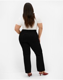 City Chic - Plus size Harley Fit Heidi Ankle Grazer Jean - black