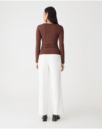 Forcast - Isla V-Neck Bamboo Top