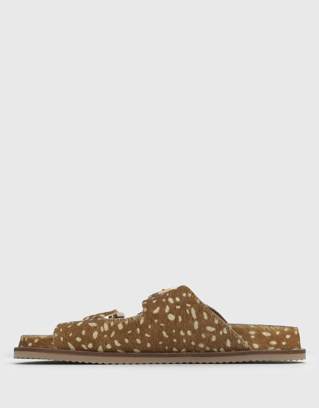 Betts - Margot Leather Buckle Slides