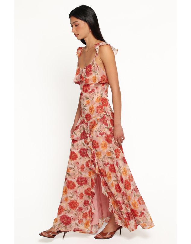 Petal & Pup - Keyla Maxi Dress - Red Floral