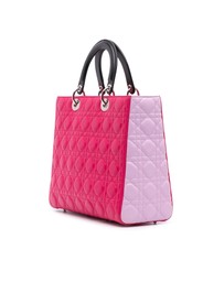 Pre-Loved by Azura Reborn - Pre-Loved Large Tricolor Lambskin Cannage Lady Dior