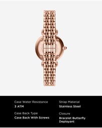 Emporio Armani - Rose Gold Analogue Watch