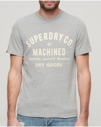 Superdry - Workwear Flock Graphic T-Shirt