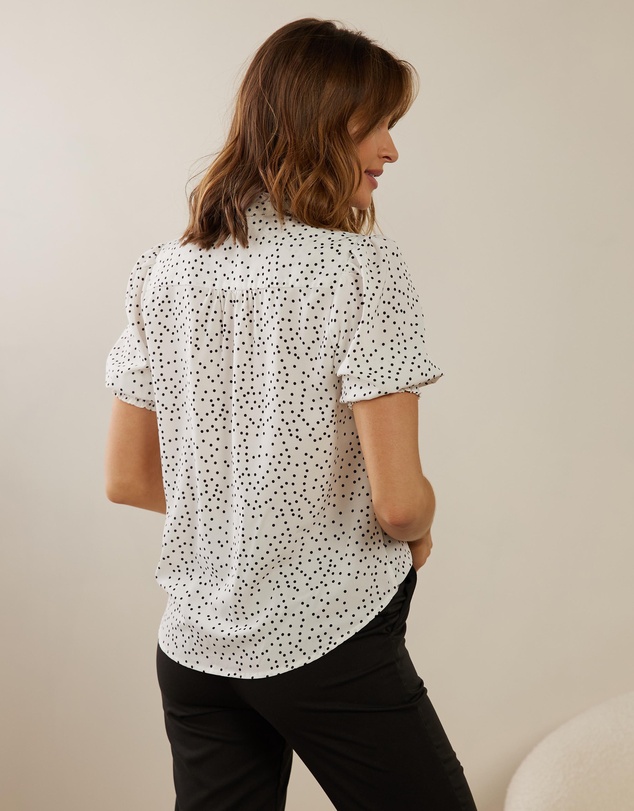 Atmos&Here - Brodie Puff Sleeve Blouse