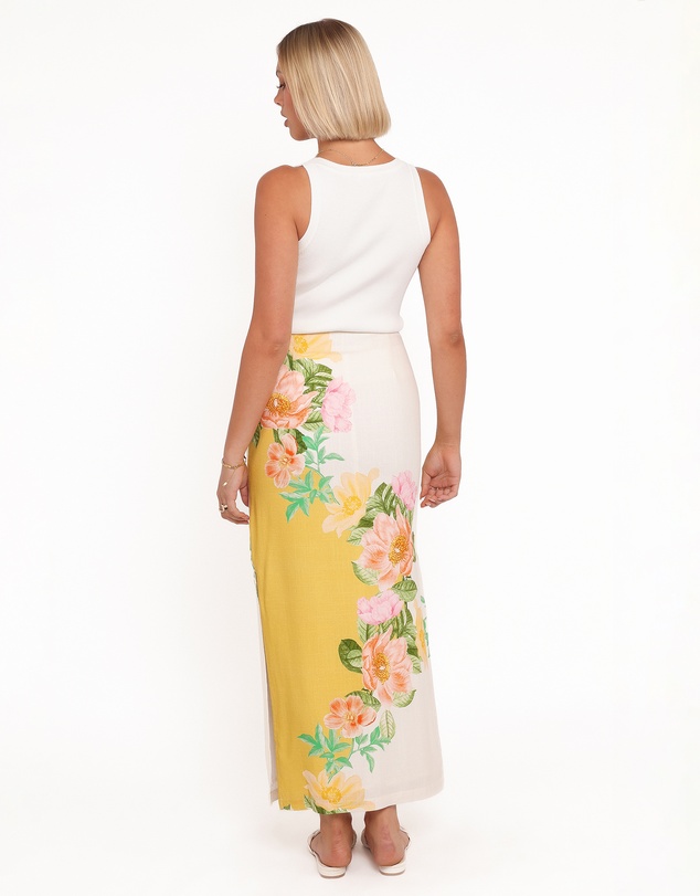 Petal & Pup - Peta Maxi Skirt - Yellow Poppy