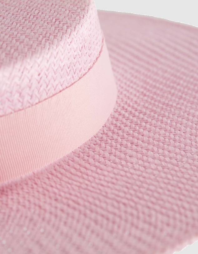Max Alexander - Pink Boater Hat