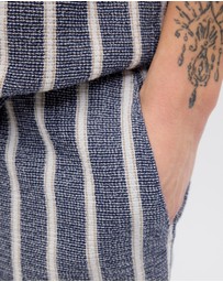 Jack & Jones - Jaiden Coba Striped Jogger Shorts Mid Relaxed Fit