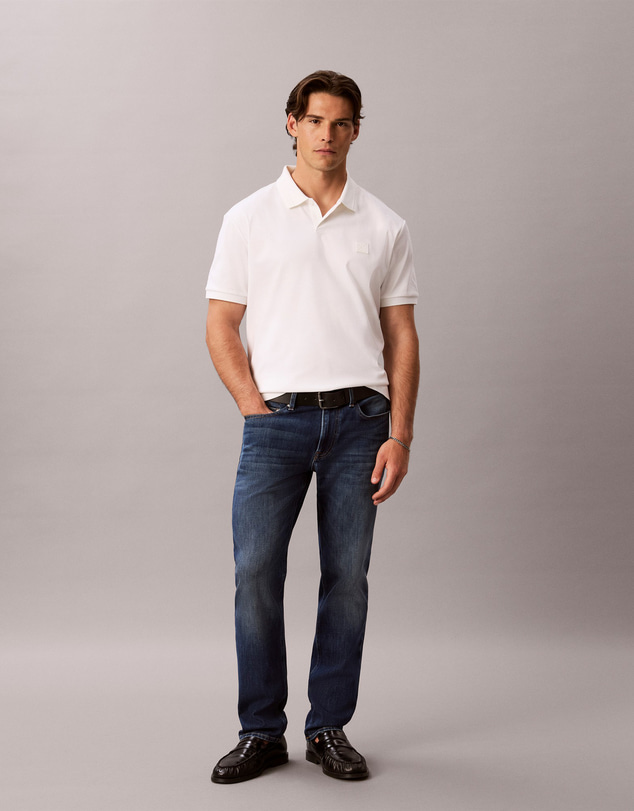 Calvin Klein - Mercerized Double Knit Cotton Polo