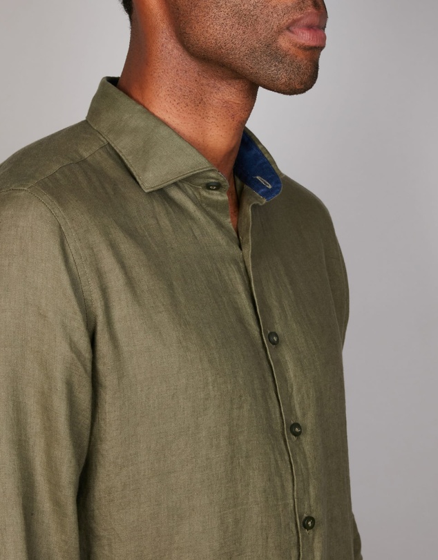 Abelard - Slim Fit European Pure Linen Shirt