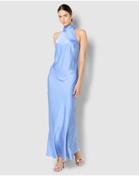 Montique - Azalea Satin Maxi Dress