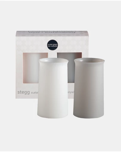 porter green - stegg | silicone unbreakable highball glasses