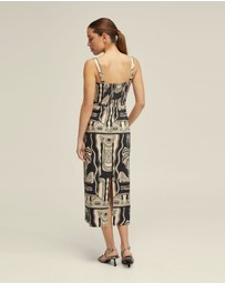 Oxford - Margot Printed Dress