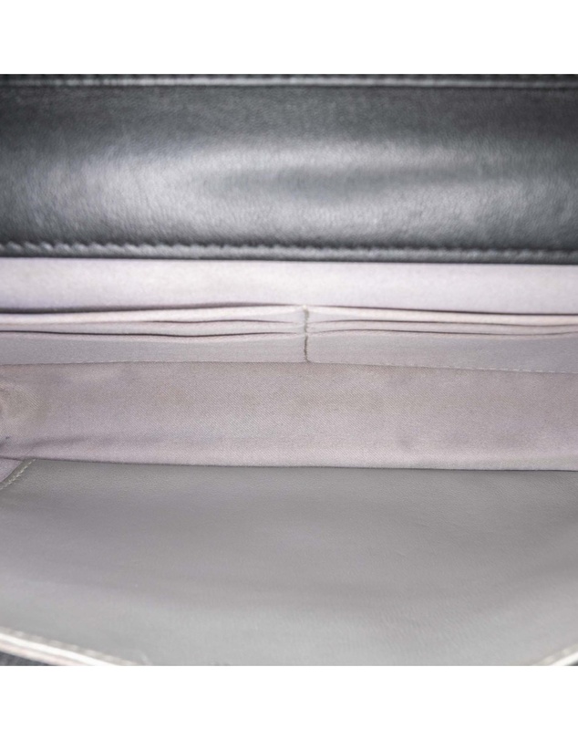 Pre-Loved by Azura Reborn - Pre-Loved Camellia Embossed Lambskin Wallet On Chain