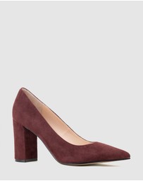 Edward Meller - BRYNLEY85 Block Heel Pointed Pump