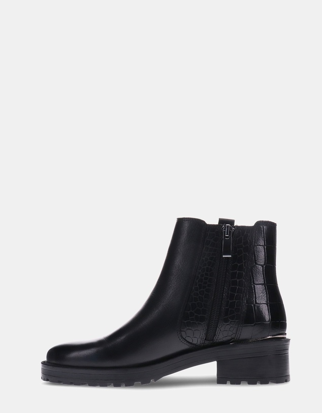 Mia Vita - Margot Zip Boot - Black