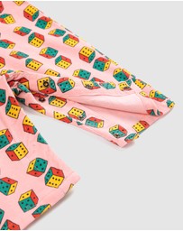 Bobo Choses - Dices All Over Micro Corduroy Dungaree - Babies