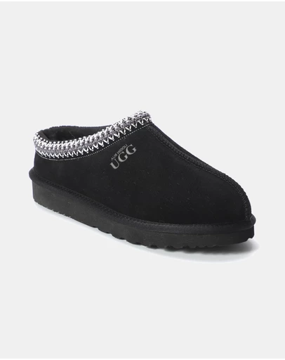 AusWooli Ugg Boots - Croydon Sheepskin Ankle Braid Slippers
