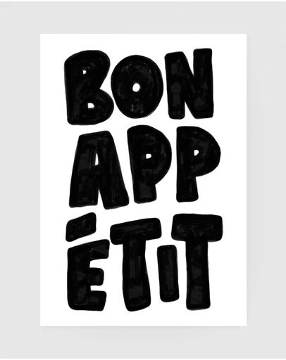 Inka Arthouse - Bon Appetit Art Print by Paige Byrne