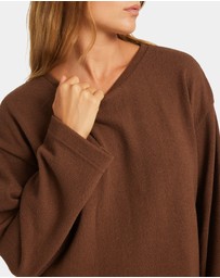 Roxy - Womens Stay Cozy Long Sleeve T-Shirt