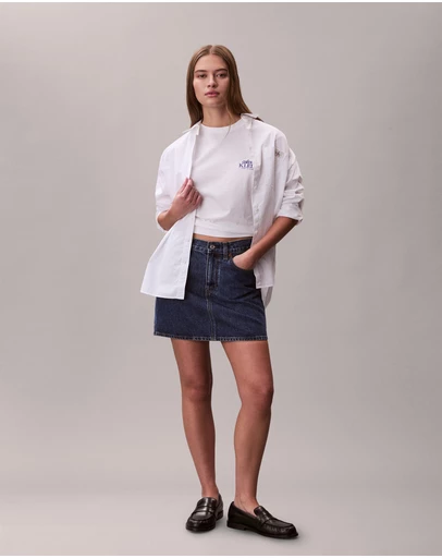 Calvin Klein Jeans - Embroidered Logo Graphic Boxy T-Shirt