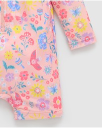 Purebaby - Printed Long Sleeve Rashie- Kids-Babies