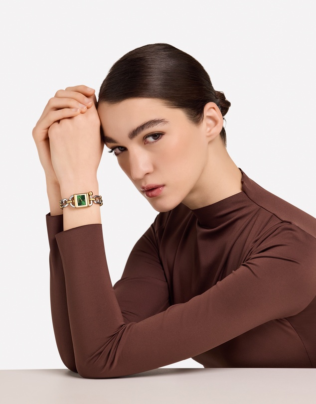 Furla - Mianuvola Square Silver & Gold Duotone Bracelet Watch