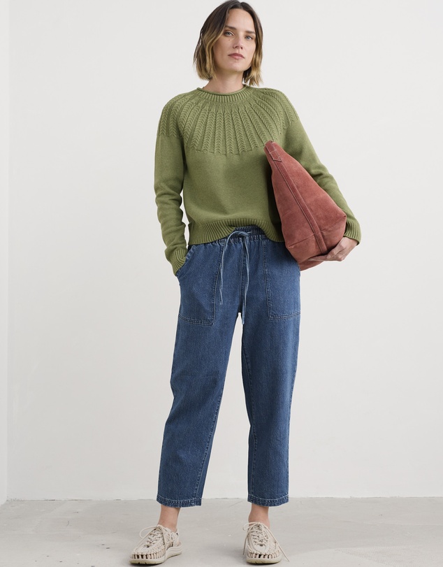 Seasalt - Seasalt Cornwall Green Stone Chat Jumper